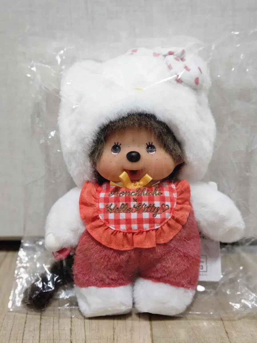 モンチッチキティコラボ　ギンガムチェック Amazon.co.jp: セキグチ(Sekiguchi) キティ×モンチッチ